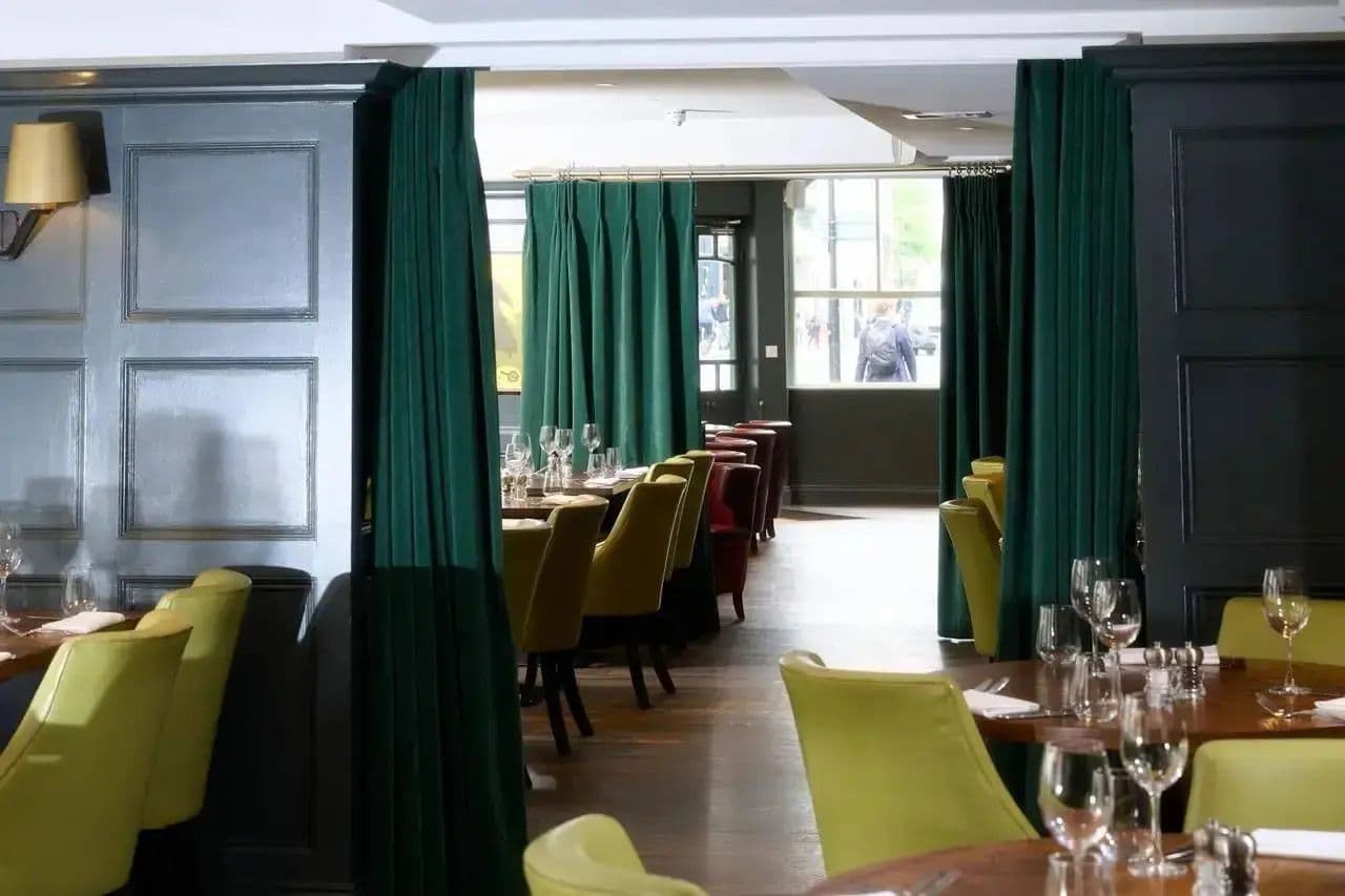 Interior of Chiswell Street Dining Rooms